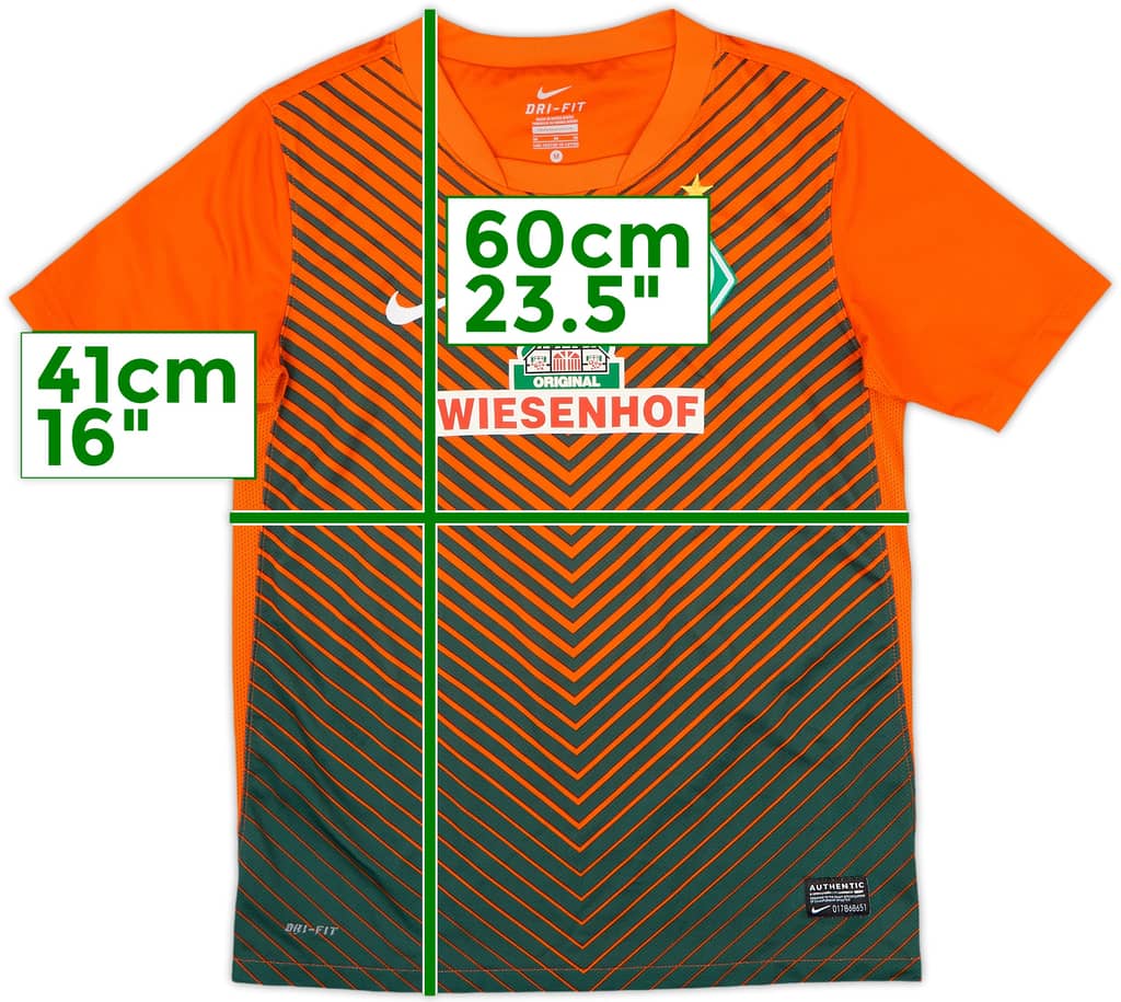 2011-12 Werder Bremen Away Shirt - 10/10 - (M.Boys)