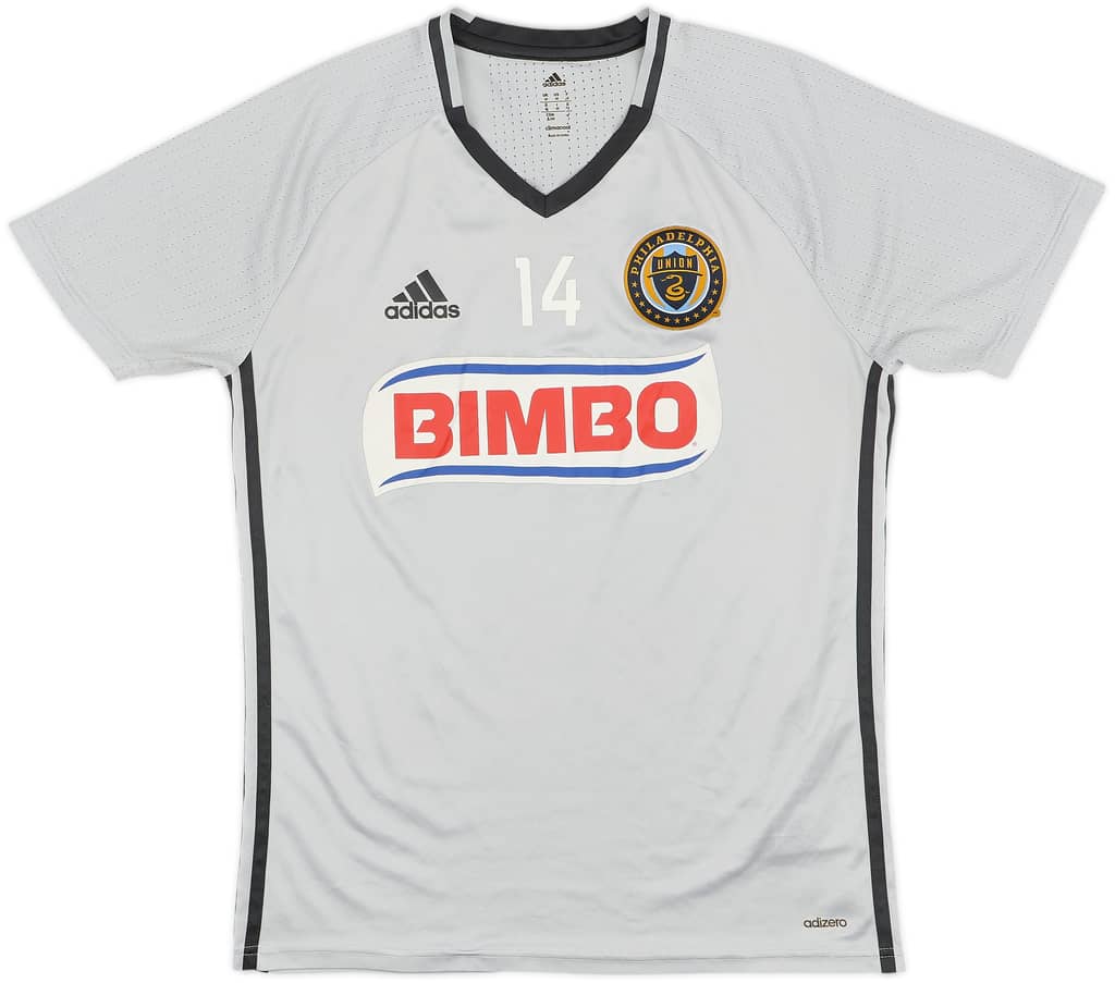 2015 Philadelphia Union adidas Player Issue Training Shirt #14 - 9/10 - (M)