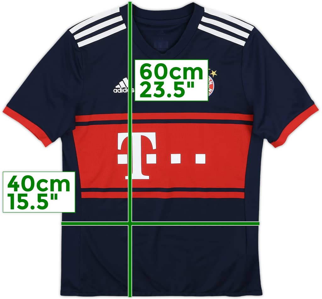 2017-18 Bayern Munich Away Shirt - 10/10 - (M.Boys)