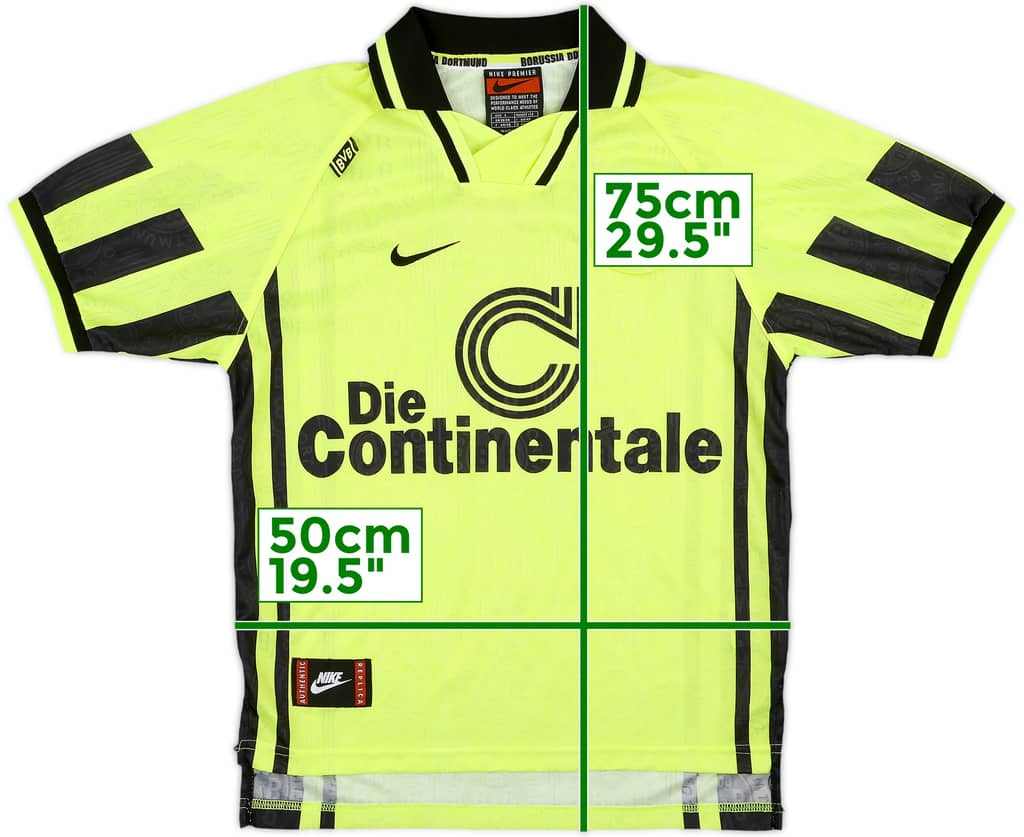 1996-97 Borussia Dortmund Home Shirt - 8/10 - (S)