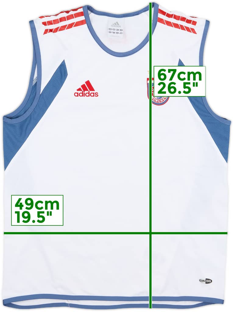 2005-06 Bayern Munich adidas Training Vest - 9/10 - (M)