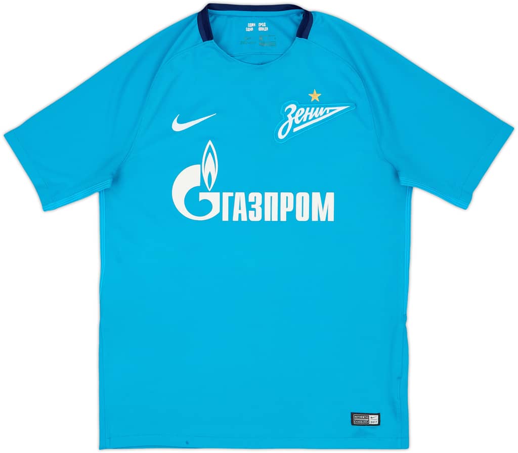2017-18 Zenit St. Petersburg Home Shirt - 5/10 - (M)