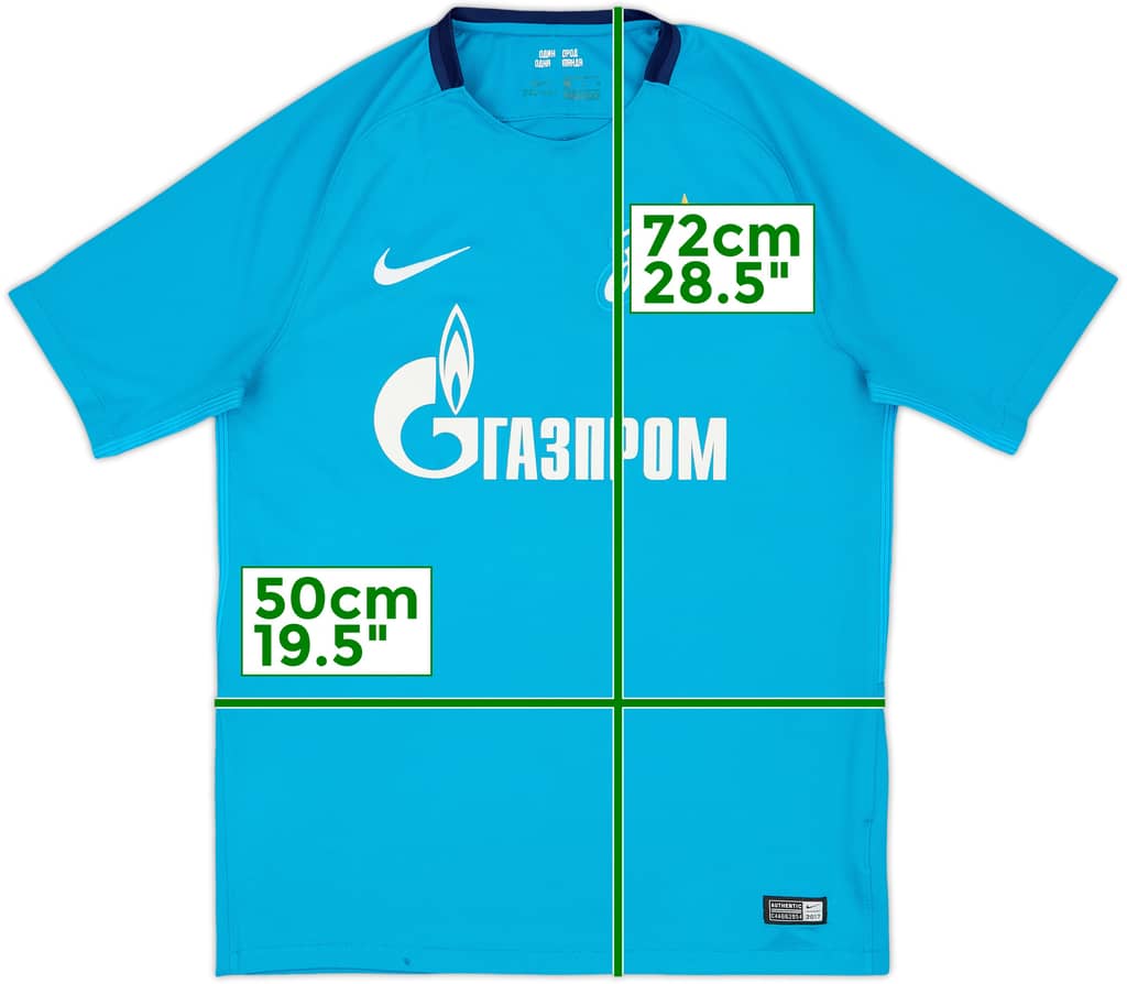 2017-18 Zenit St. Petersburg Home Shirt - 5/10 - (M)