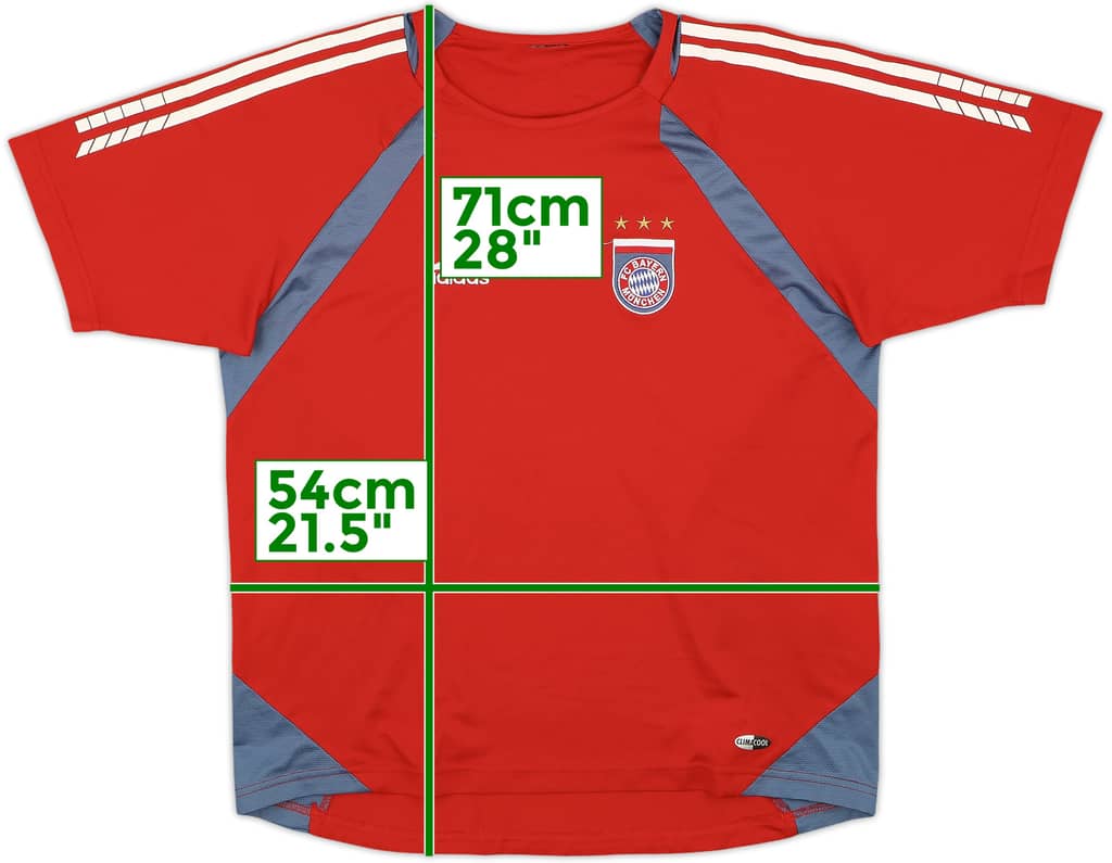 2005-06 Bayern Munich adidas Training Shirt - 8/10 - (L)