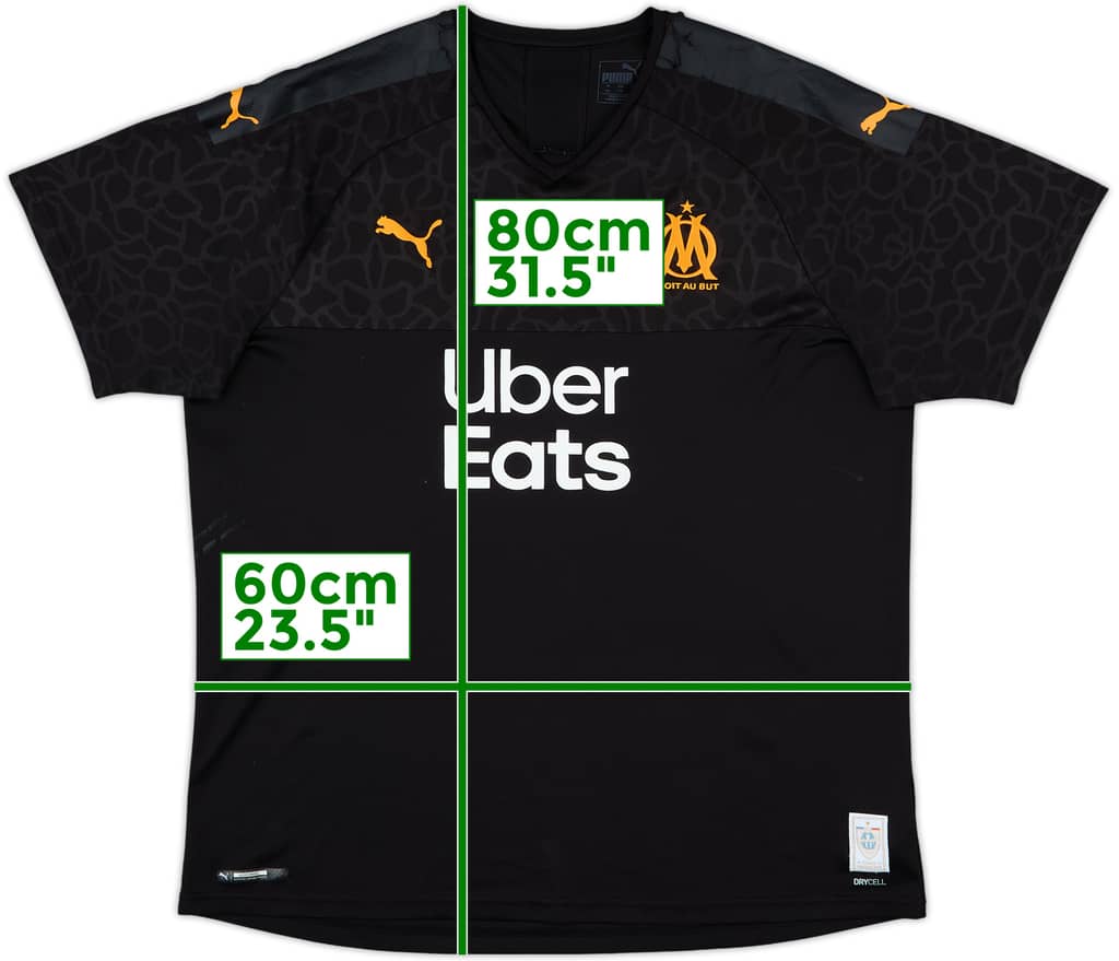 2019-20 Olympique Marseille Third Shirt - 5/10 - (XXL)
