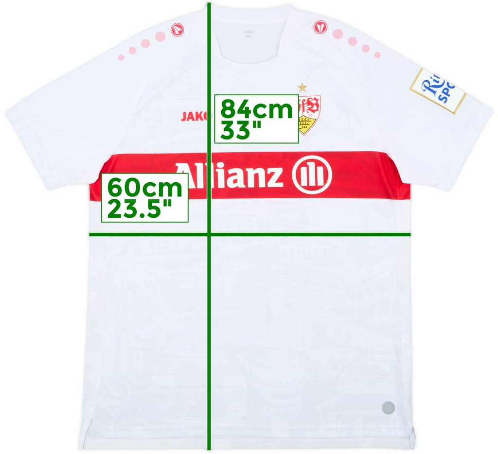 2022-23 Stuttgart Home Shirt - 8/10 - (XXL)
