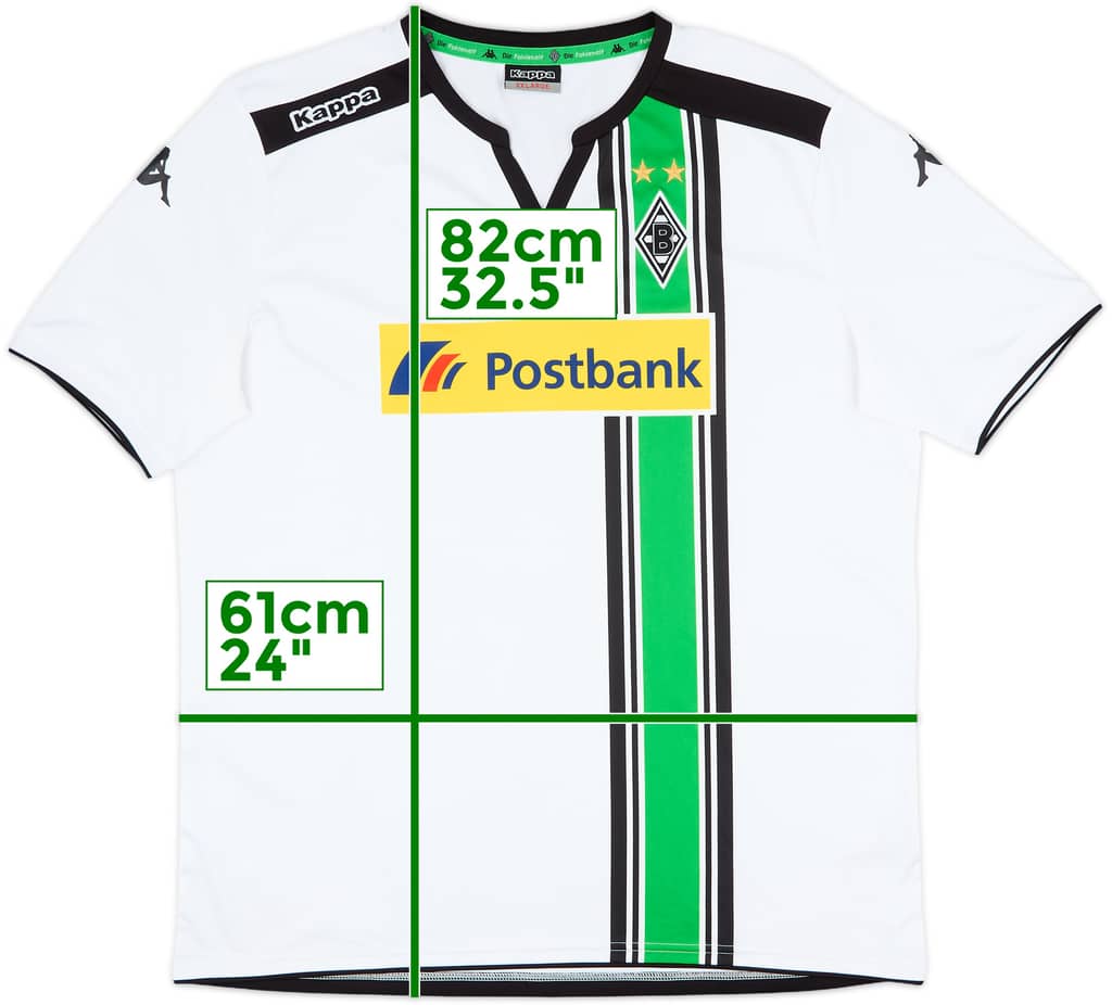 2015-16 Borussia Monchengladbach Home Shirt - 8/10 - (XXL)