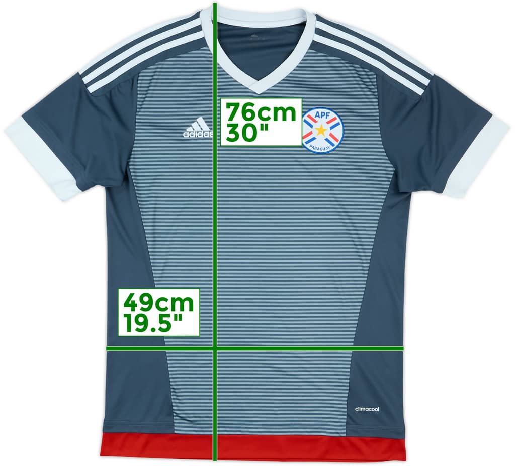 2015-16 Paraguay Copa America Away Shirt - 8/10 - (M)
