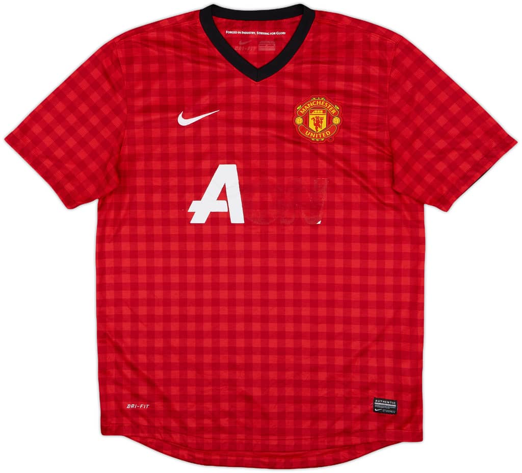 2012-13 Manchester United Home Shirt - 4/10 - (L)