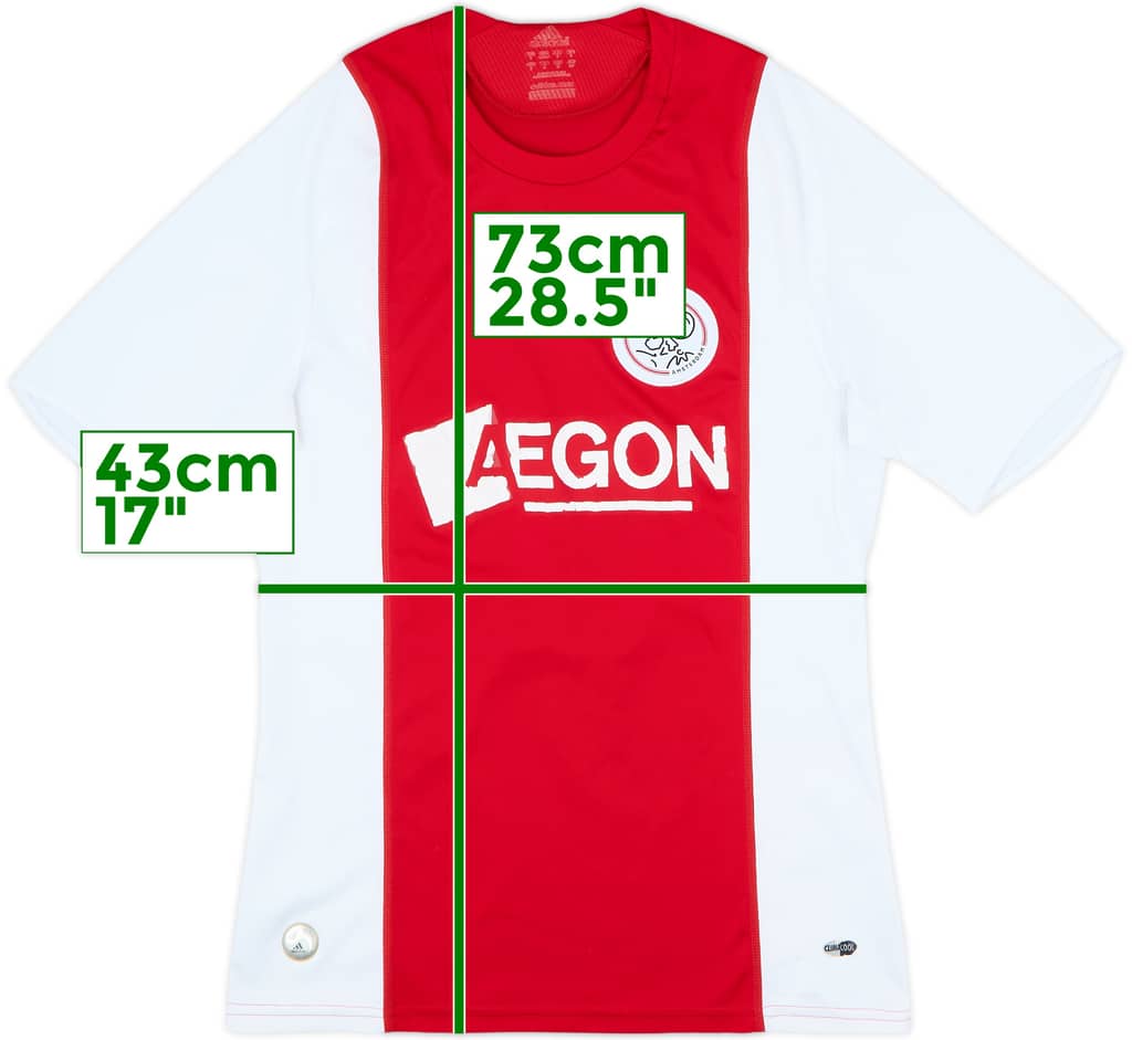 2008-09 Ajax Home Shirt - 5/10 - (S)