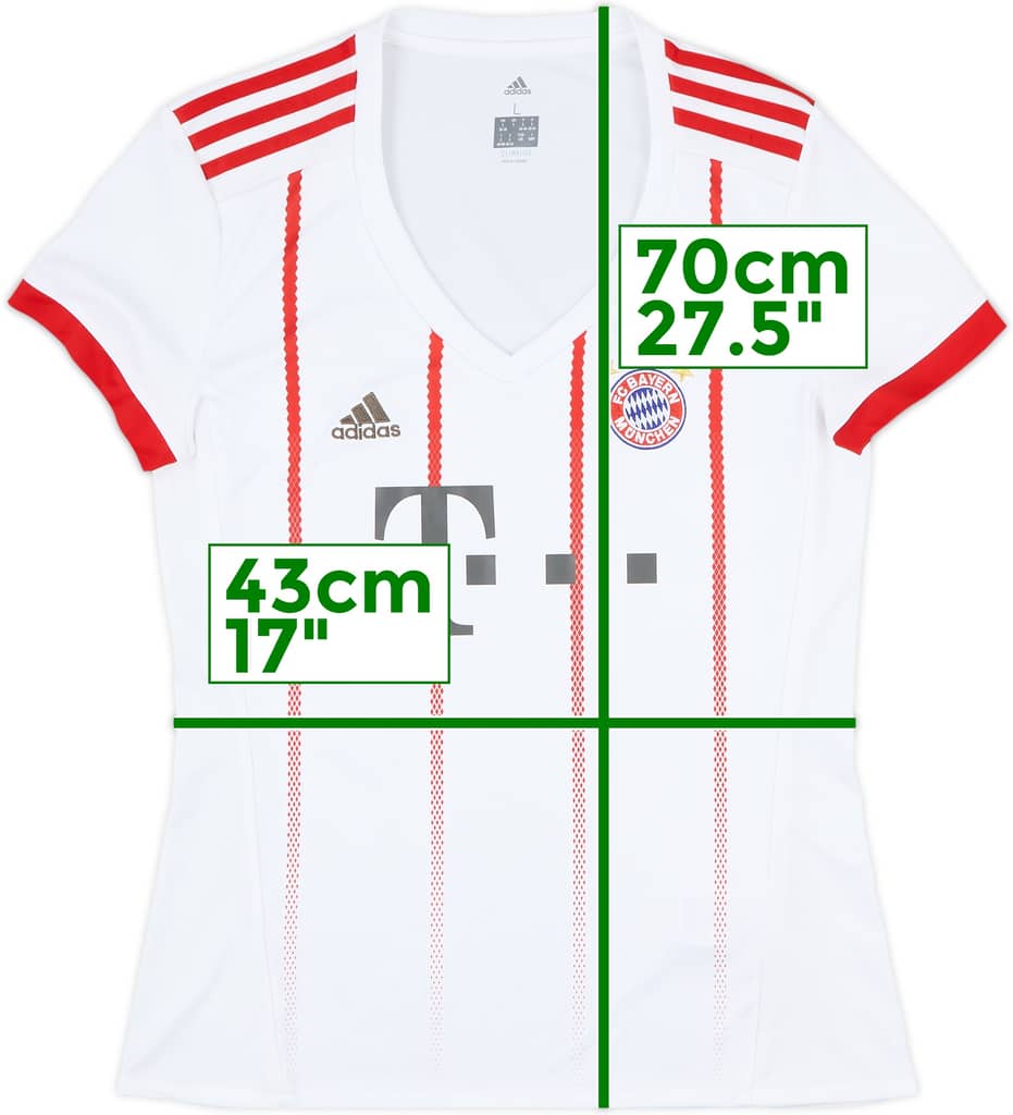 2017-18 Bayern Munich European Third Shirt - 9/10 - (Women's L)
