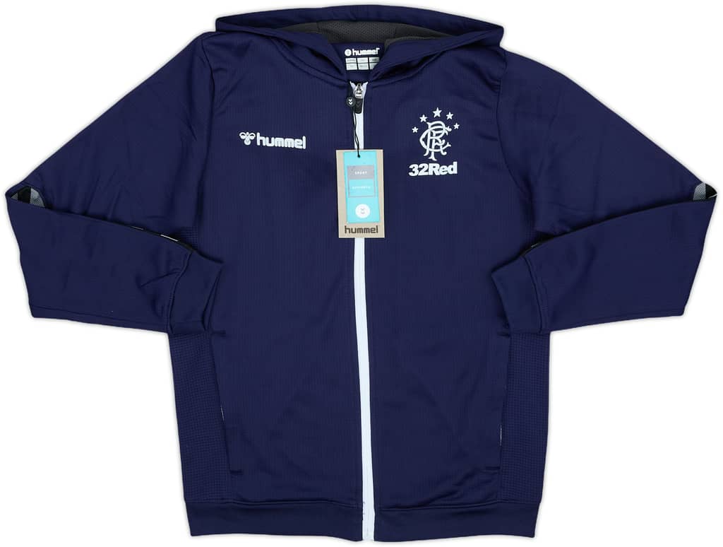 2018-19 Rangers Hummel Hooded Track Top (M.Boys)