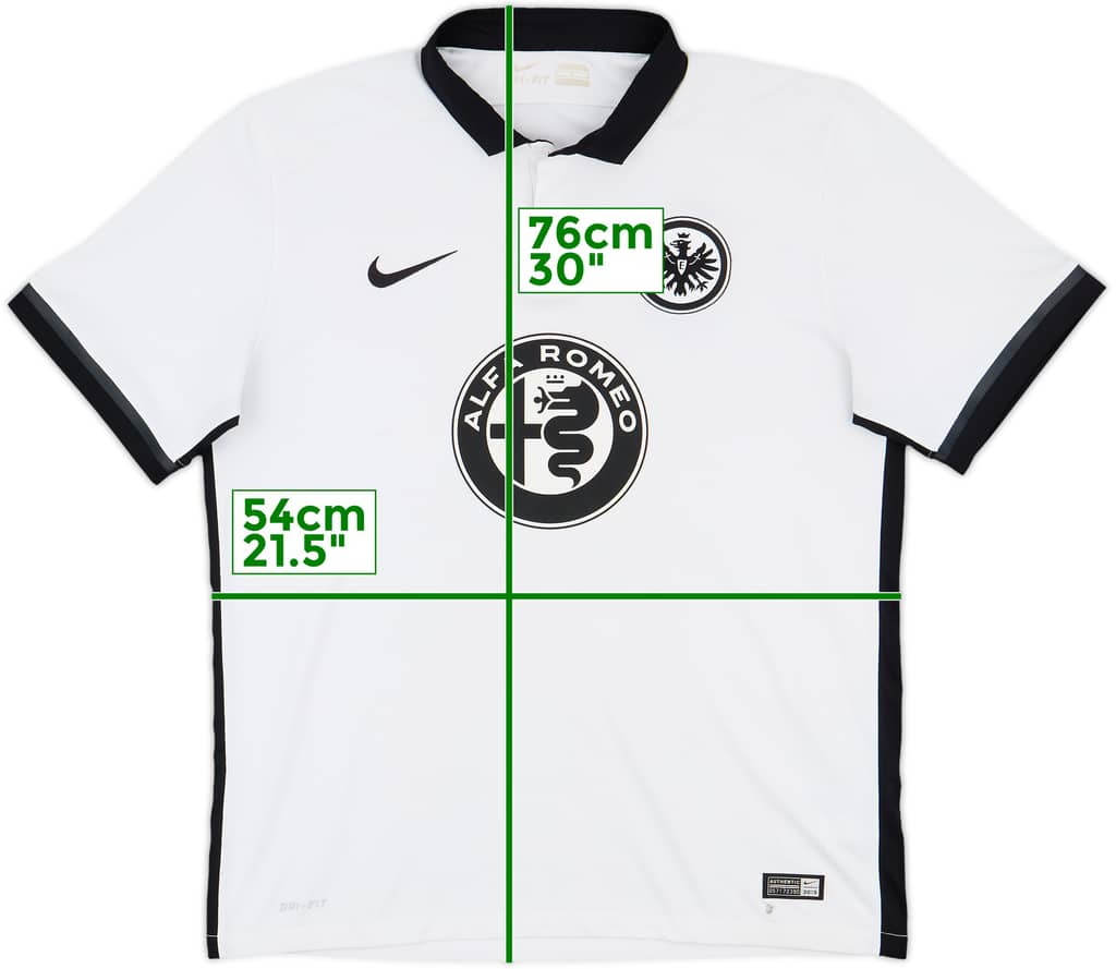 2015-16 Eintracht Frankfurt Away Shirt - 6/10 - (L)