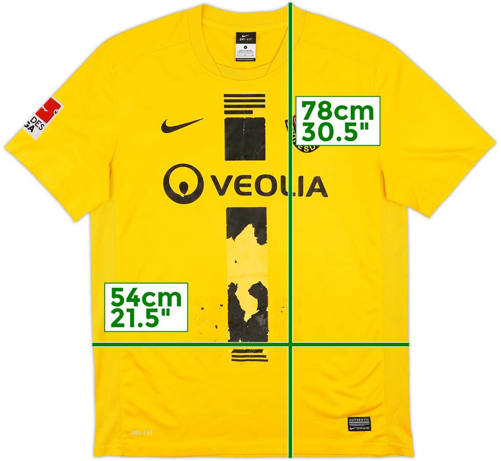 2012-13 Dynamo Dresden Home Shirt - 4/10 - (L)