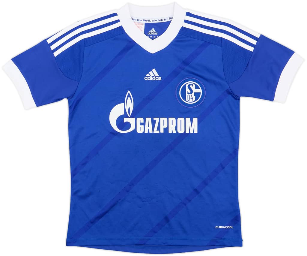 2013-14 Schalke Home Shirt - 8/10 - (M.Boys)