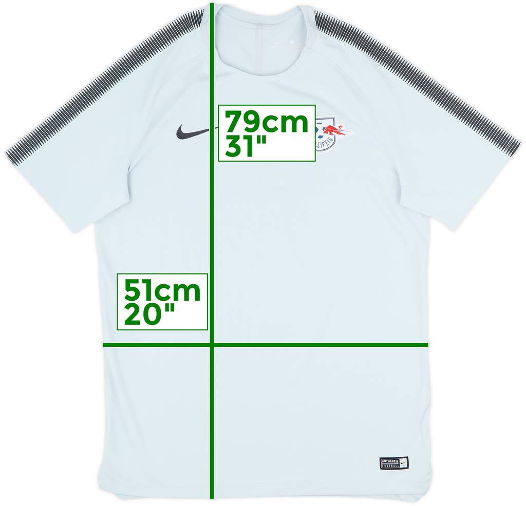 2017-18 RB Leipzig Nike Training Shirt - 9/10 - (L)