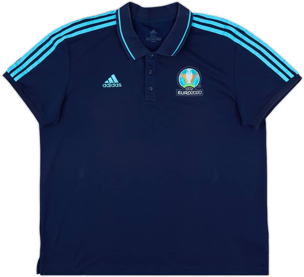 2020 adidas Euro 2020 Polo Shirt - 9/10 - (XXL)