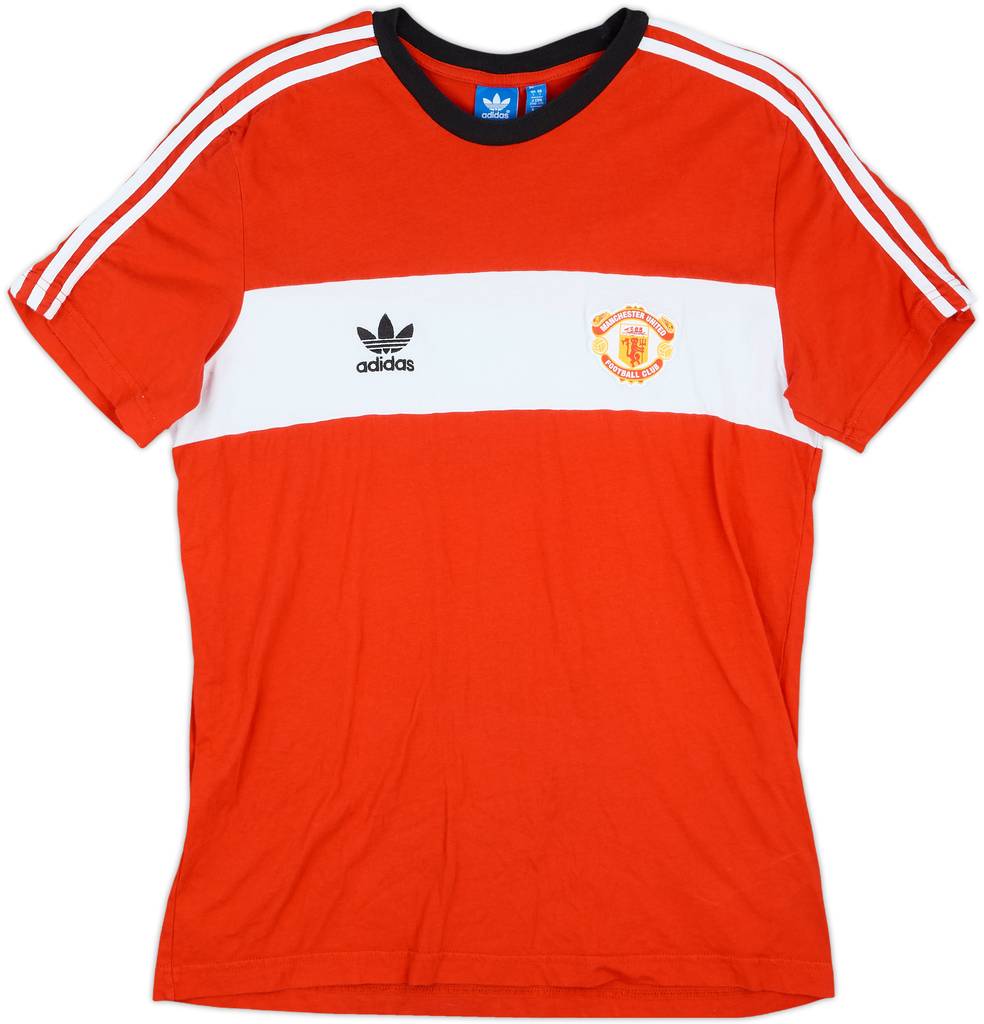 2015-16 Manchester United adidas Cotton Tee - 9/10 - (L)