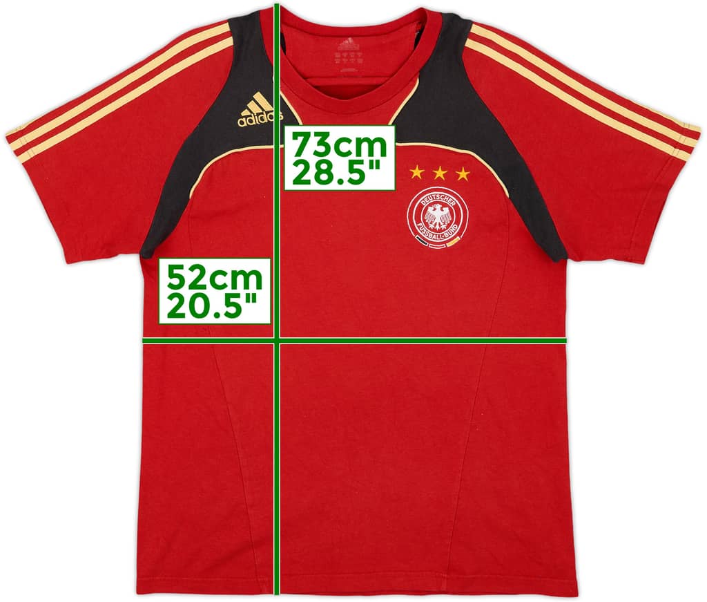 2007-08 Germany adidas Cotton Tee - 8/10 - (M)