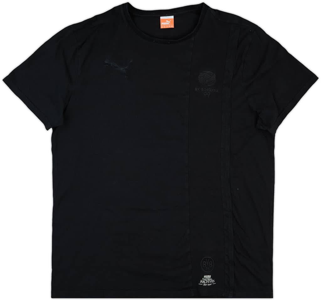 2014-15 Borussia Dortmund Puma Retro Cotton Tee - 9/10 - (XXL)