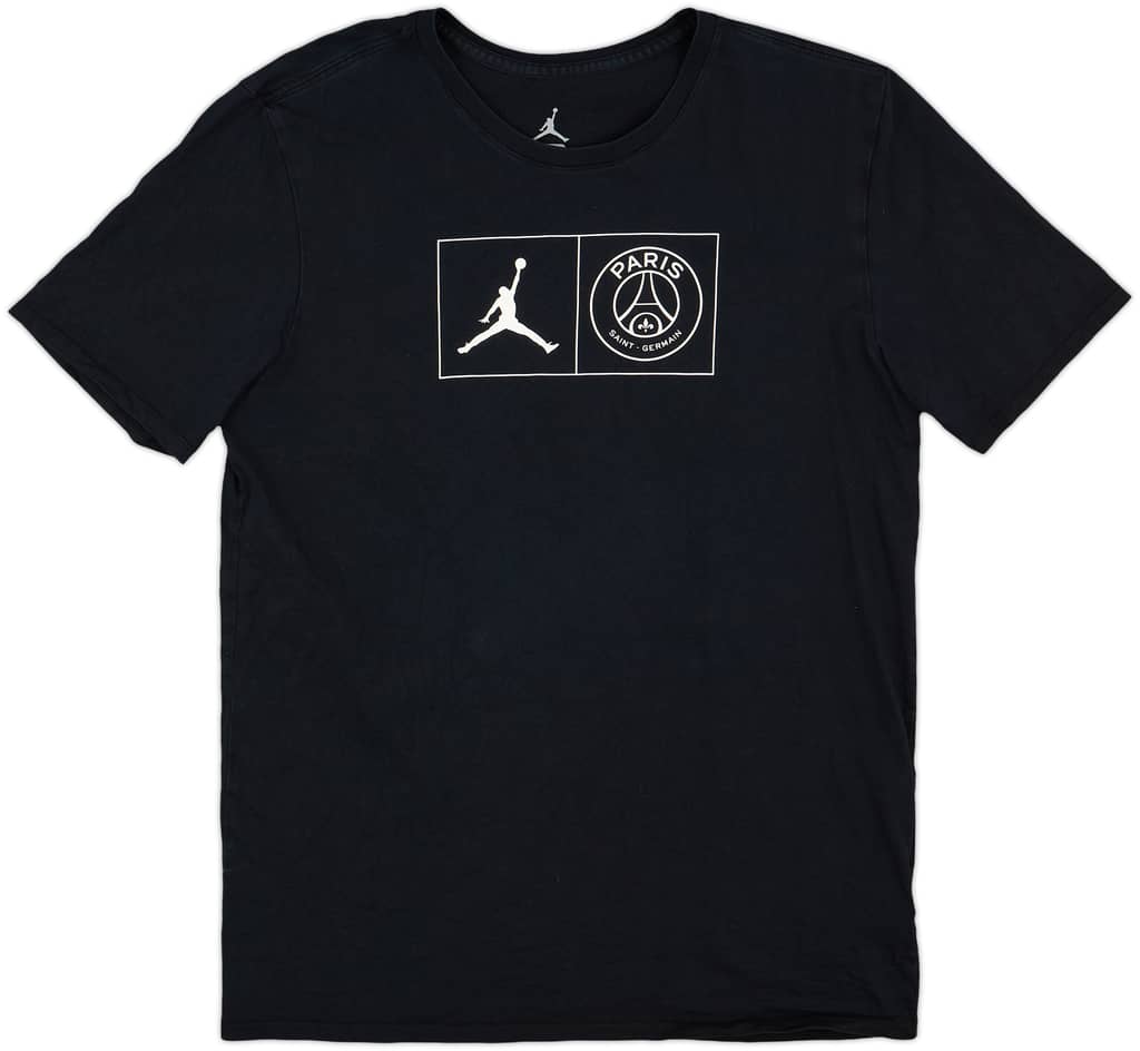 2018-19 Paris Saint-Germain Nike Jordan Cotton Tee - 9/10 - (L)