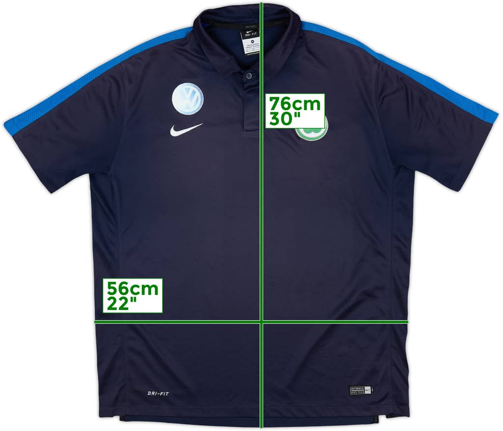 2016-17 Wolfsburg Nike Polo Shirt - 6/10 - (XL)