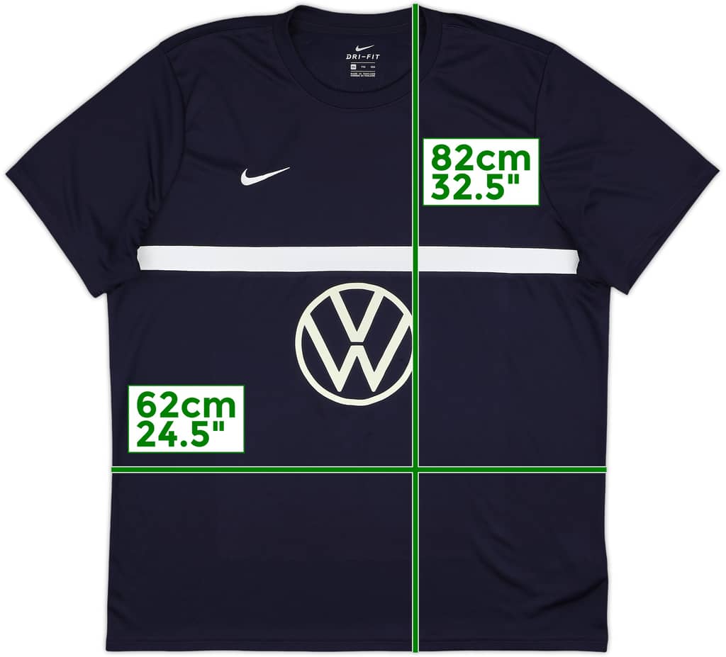 2019-20 Wolfsburg Nike Training Shirt - 8/10 - (XXL)