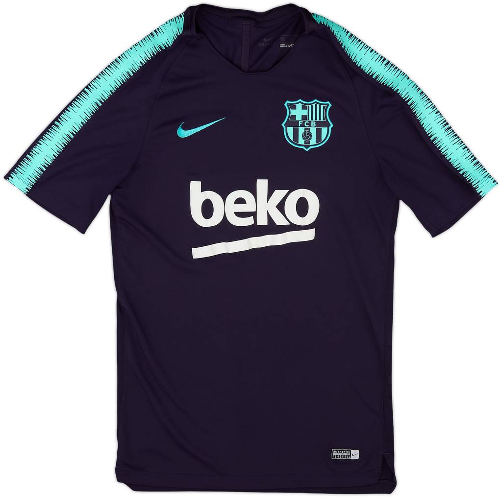 2018-19 Barcelona Nike Training Shirt - 8/10 - (S)