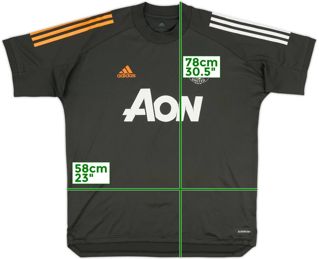 2020-21 Manchester United adidas Training Shirt - 6/10 - (L)