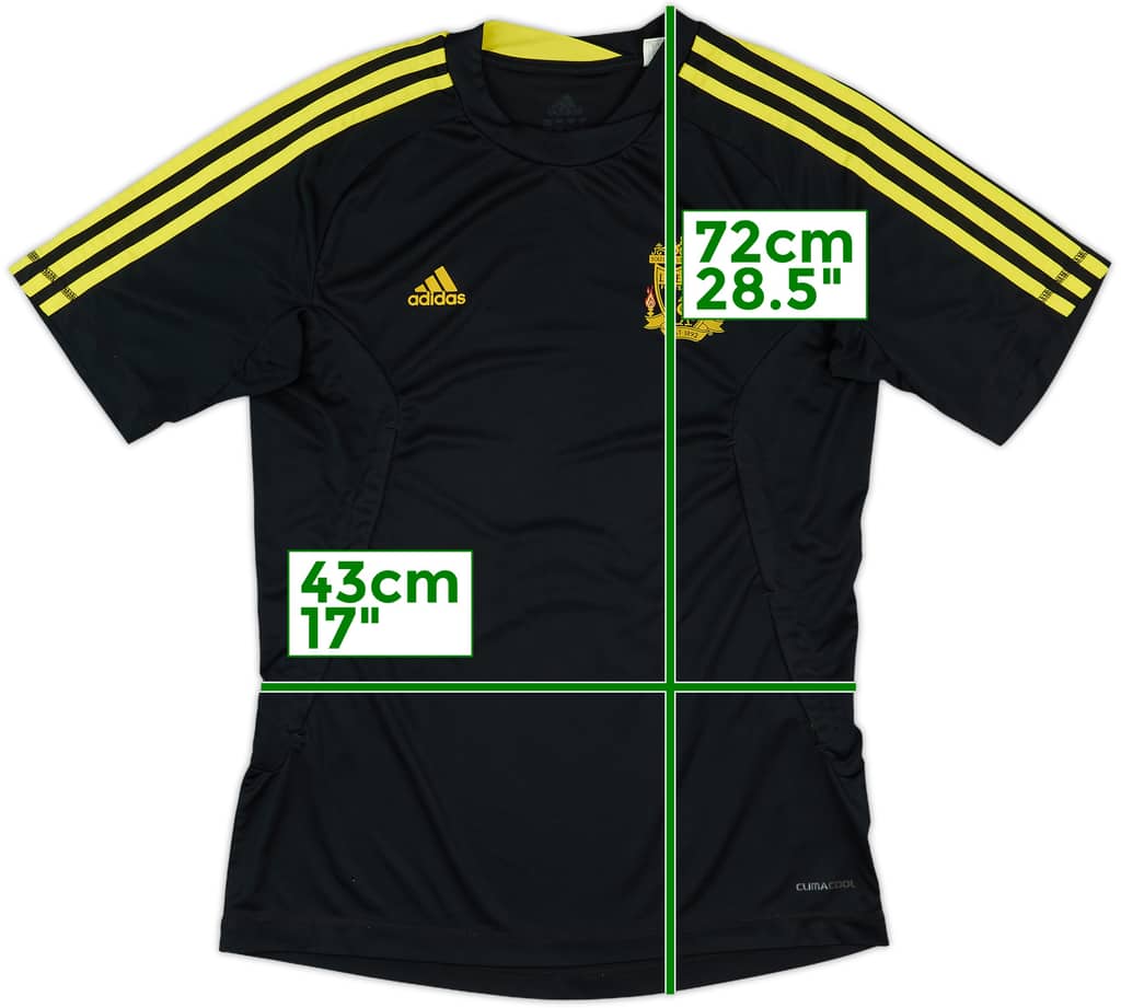 2010-11 Liverpool adidas Training Shirt - 8/10 - (S)