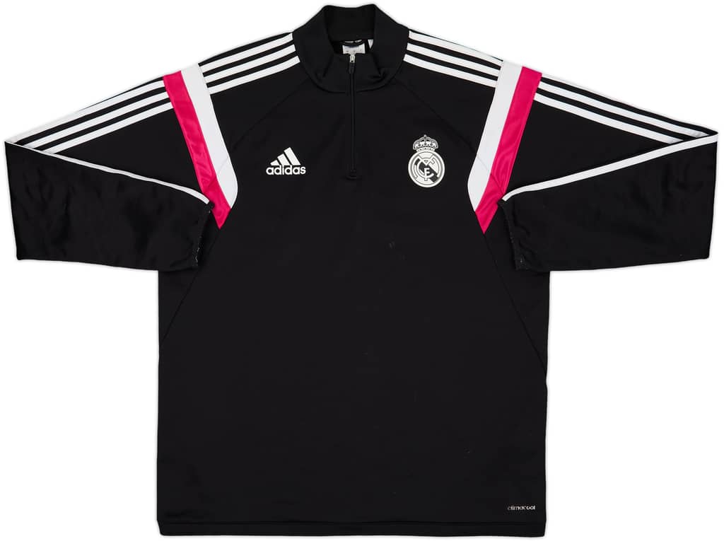 2014-15 Real Madrid adidas 1/4 Zip Drill Top - 7/10 - (L)