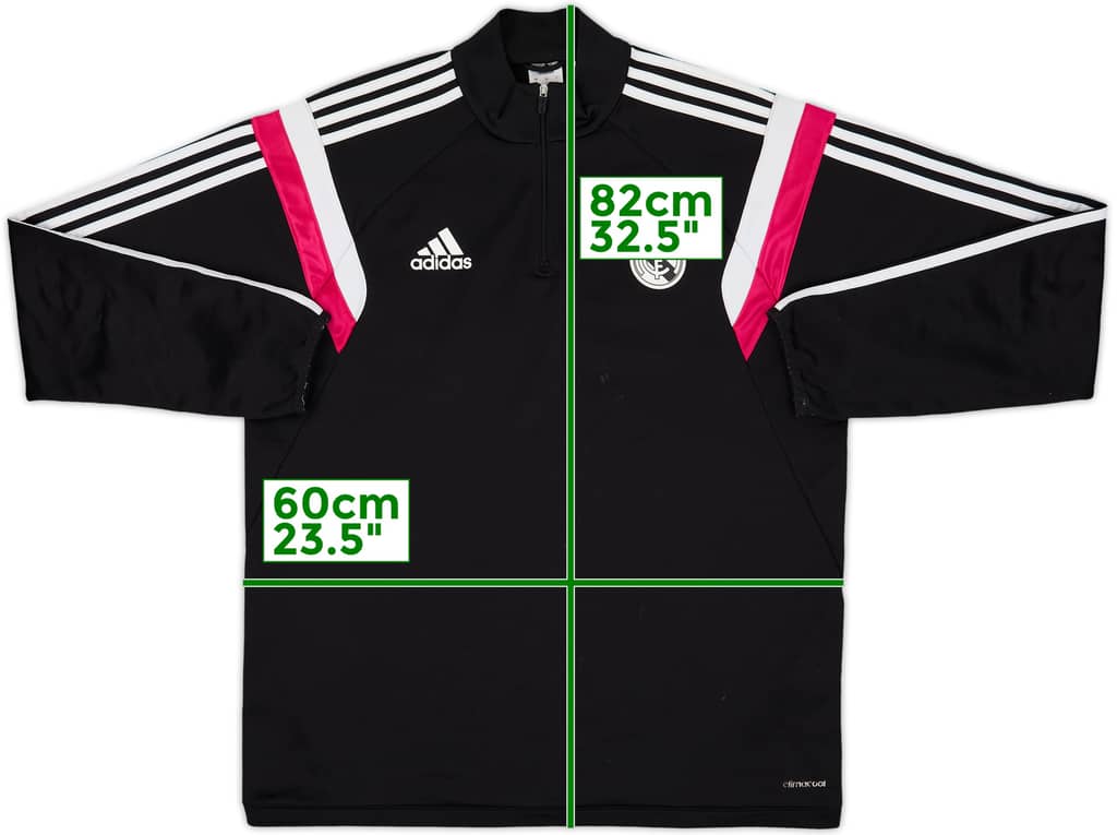 2014-15 Real Madrid adidas 1/4 Zip Drill Top - 7/10 - (L)