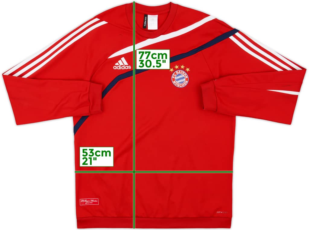 2009-10 Bayern Munich adidas Sweat Top - 7/10 - (M)
