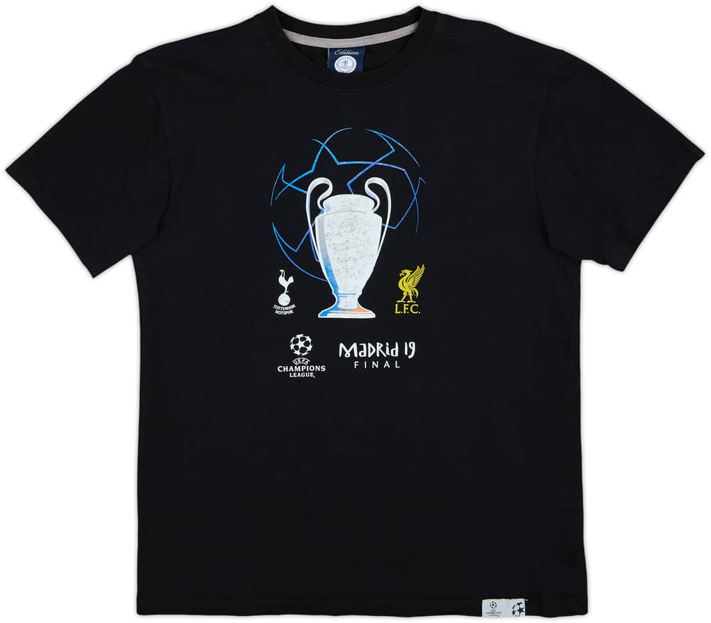 2018-19 Tottenham CL Final Graphic Tee - 8/10 - (M)
