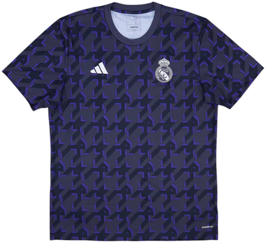 2023-24 Real Madrid adidas Training Shirt - 10/10 - (L)