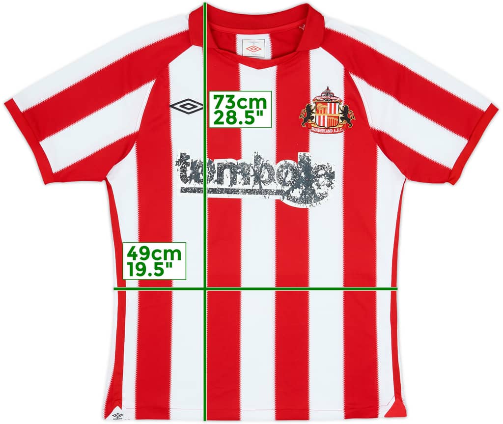 2010-11 Sunderland Camiseta Local - 5/10 - (S)