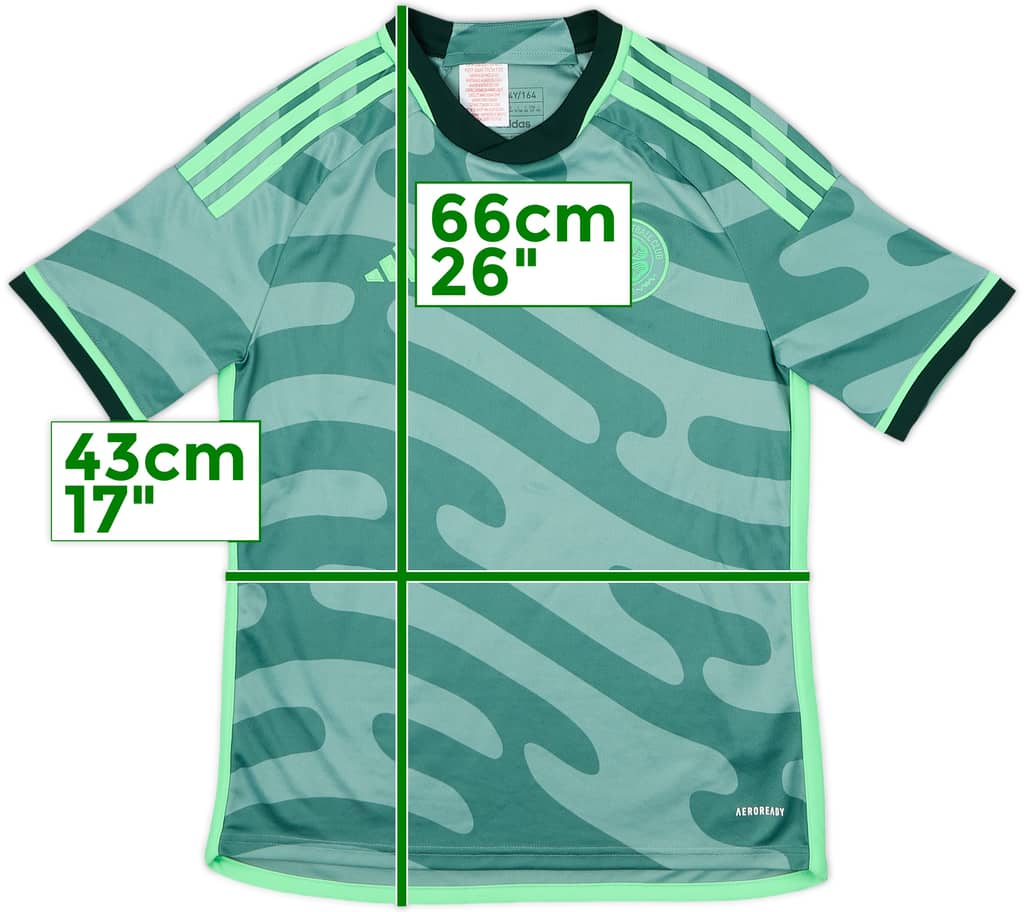 2023-24 Celtic Third Shirt - 8/10 - (13-14 Years)