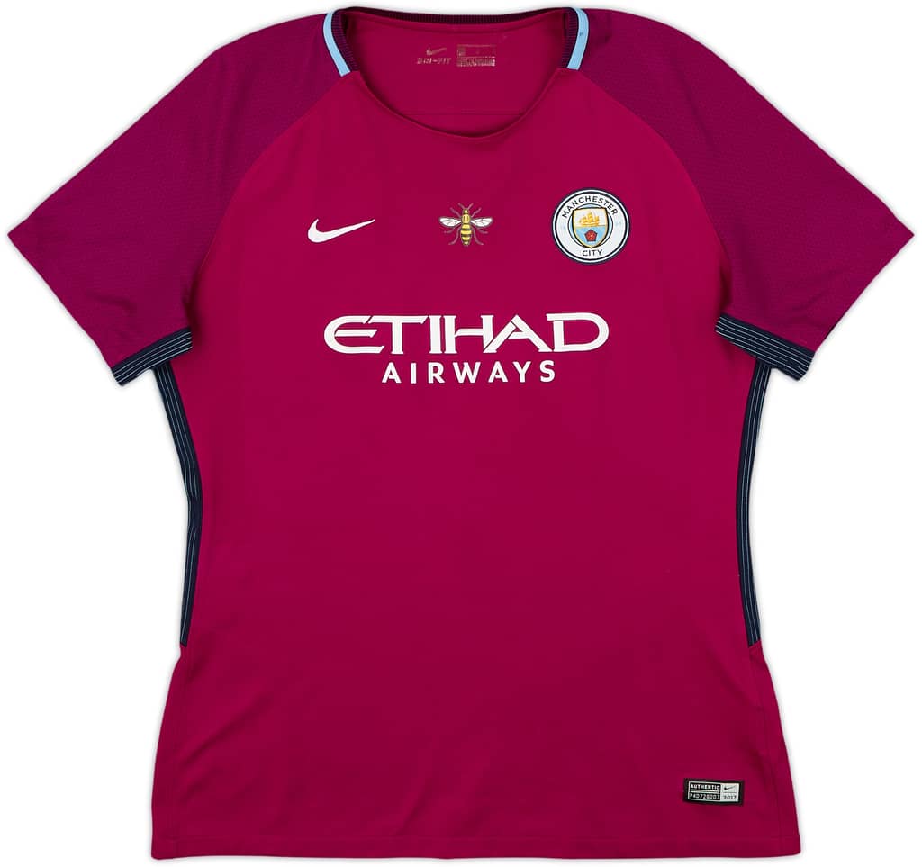 2017-18 Manchester City Away Shirt - 9/10 - (Women's L)