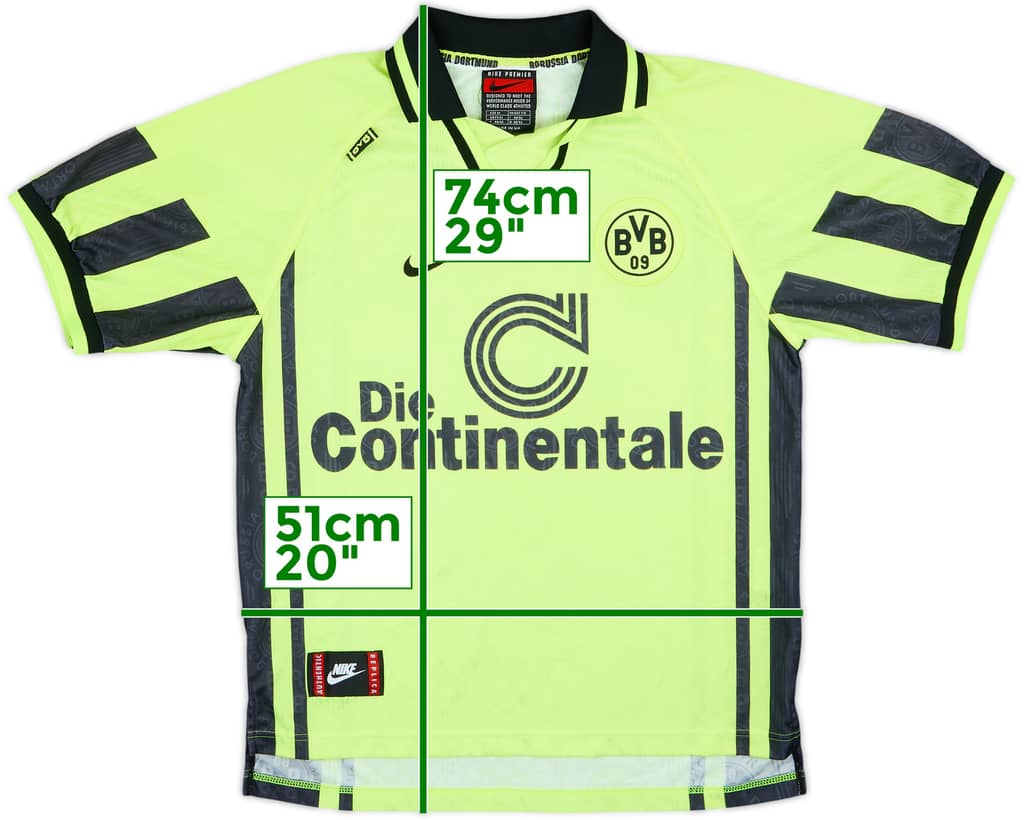 1996-97 Borussia Dortmund Home Shirt - 8/10 - (M)