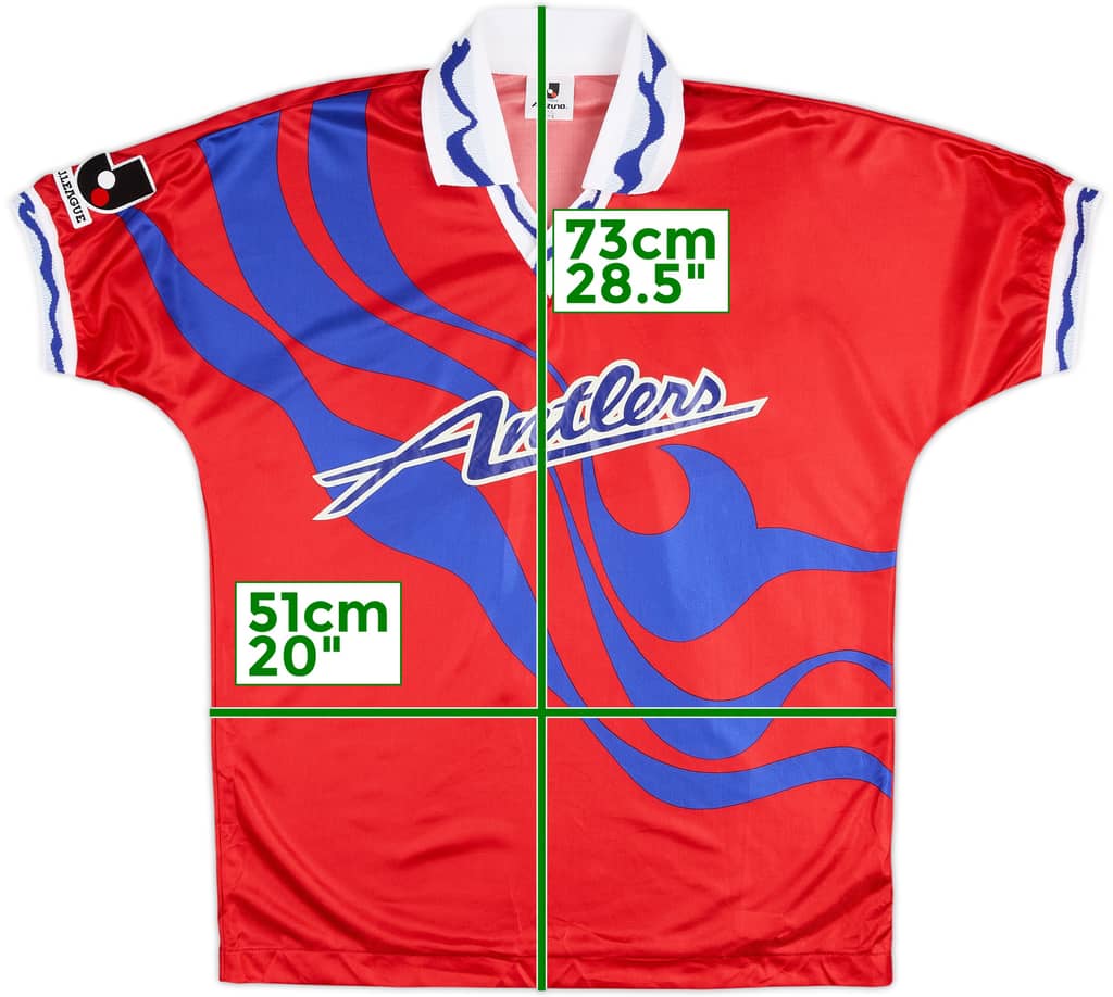 1993-94 Kashima Antlers Home Shirt - 6/10 - (M)