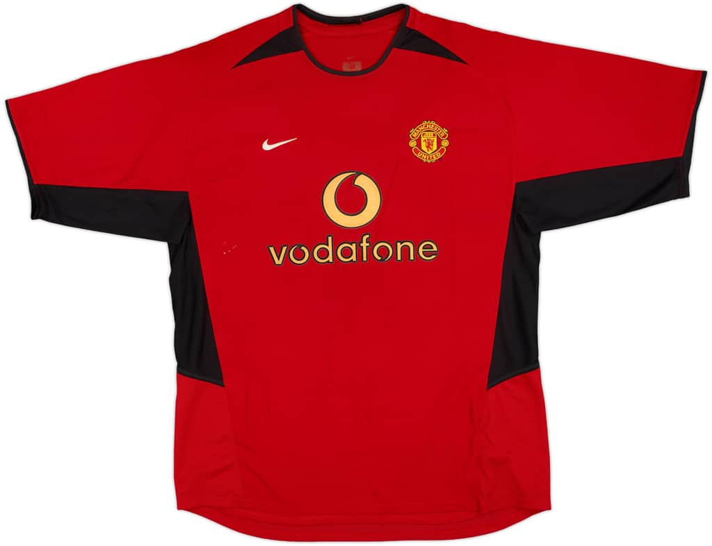 2002-04 Manchester United Home Shirt - 4/10 - (L)