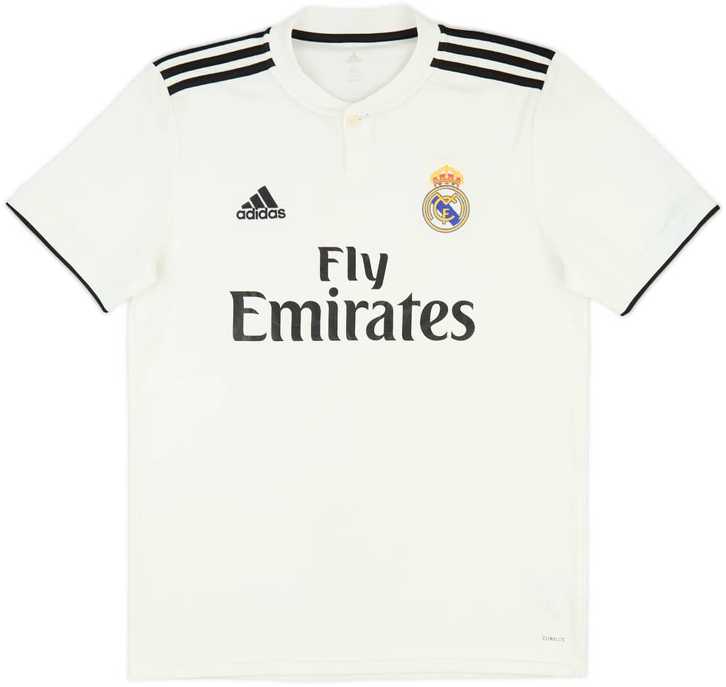 2018-19 Real Madrid Home Shirt - 7/10 - (XL.Boys)