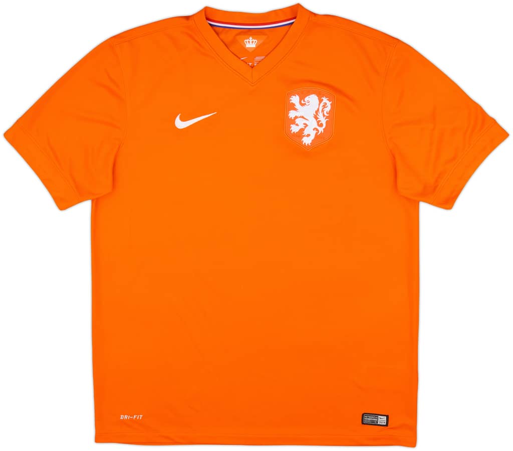 2014-15 Netherlands Home Shirt - 7/10 - (L)