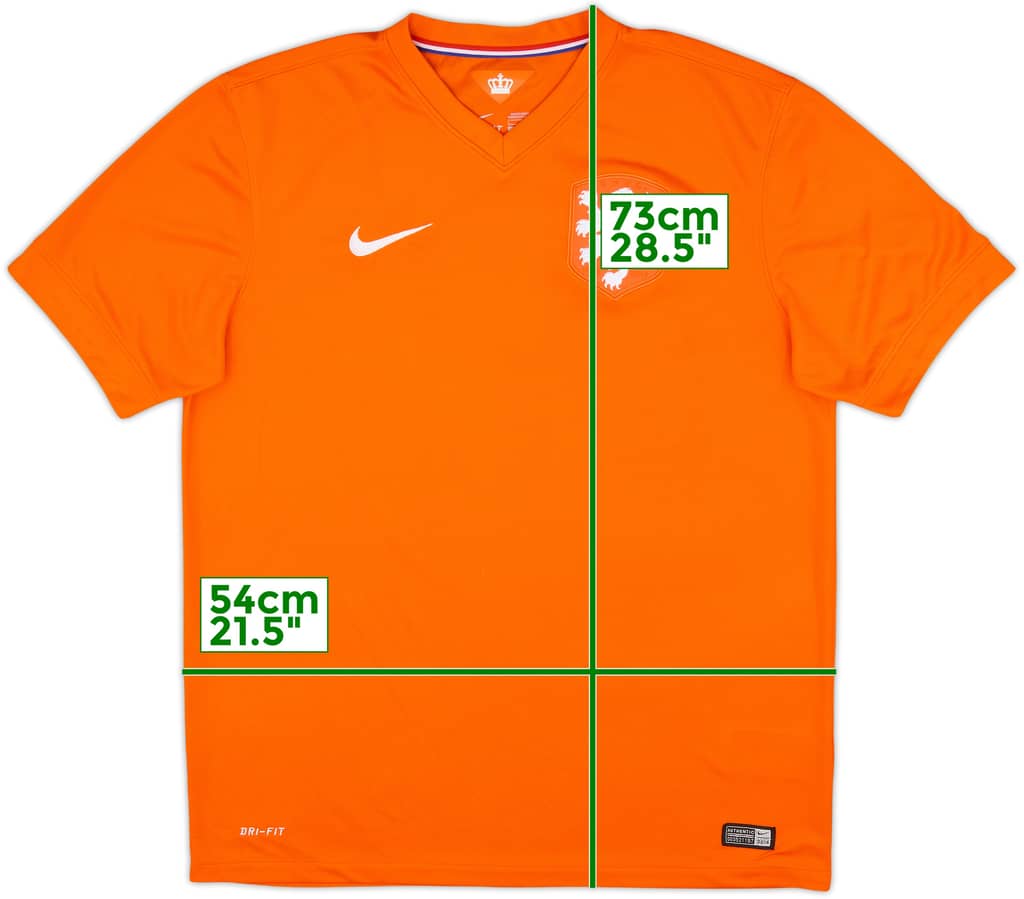 2014-15 Netherlands Home Shirt - 7/10 - (L)