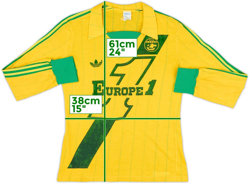 1981-82 Nantes Home L/S Shirt - 8/10 - (XS)