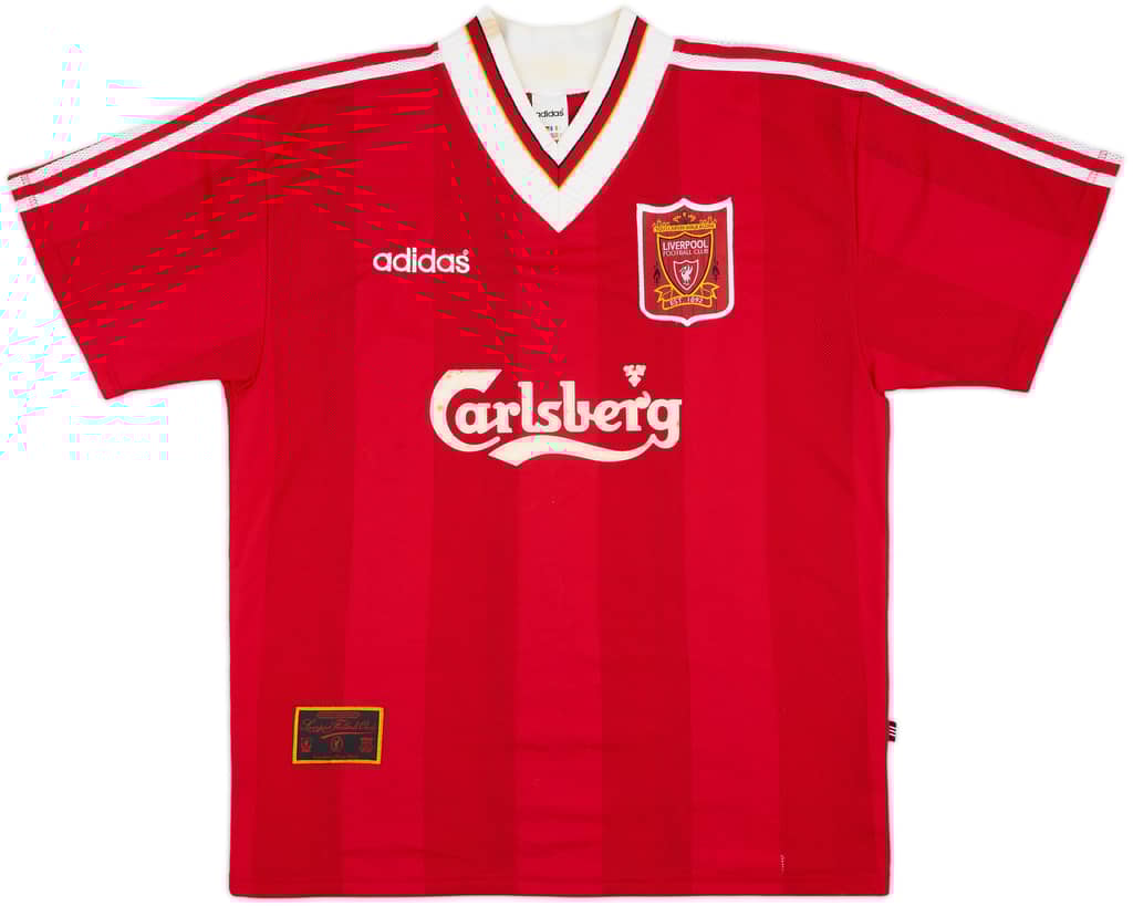 1995-96 Liverpool Home Shirt - 6/10 - (L)