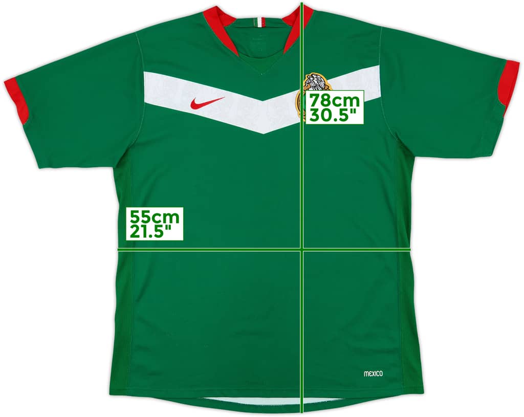 2006-07 Mexico Home Shirt - 8/10 - (L)
