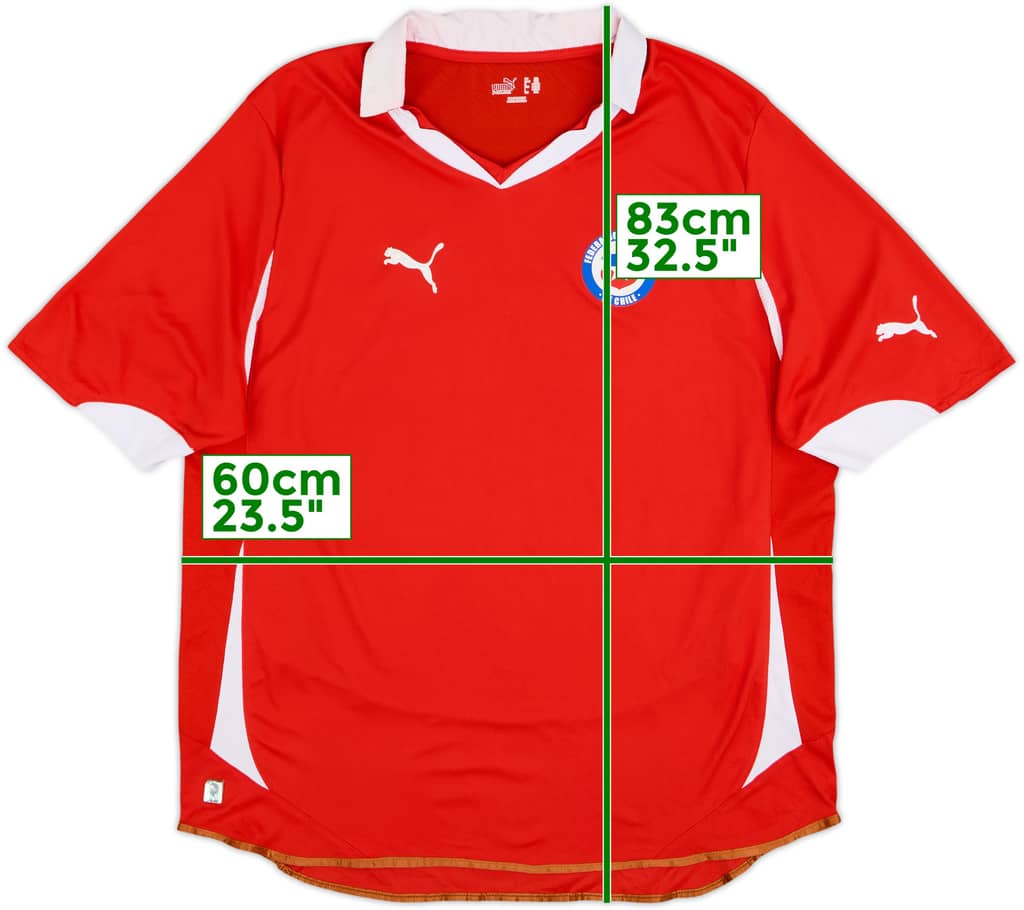 2011-12 Chile Home Shirt - 9/10 - (XXL)