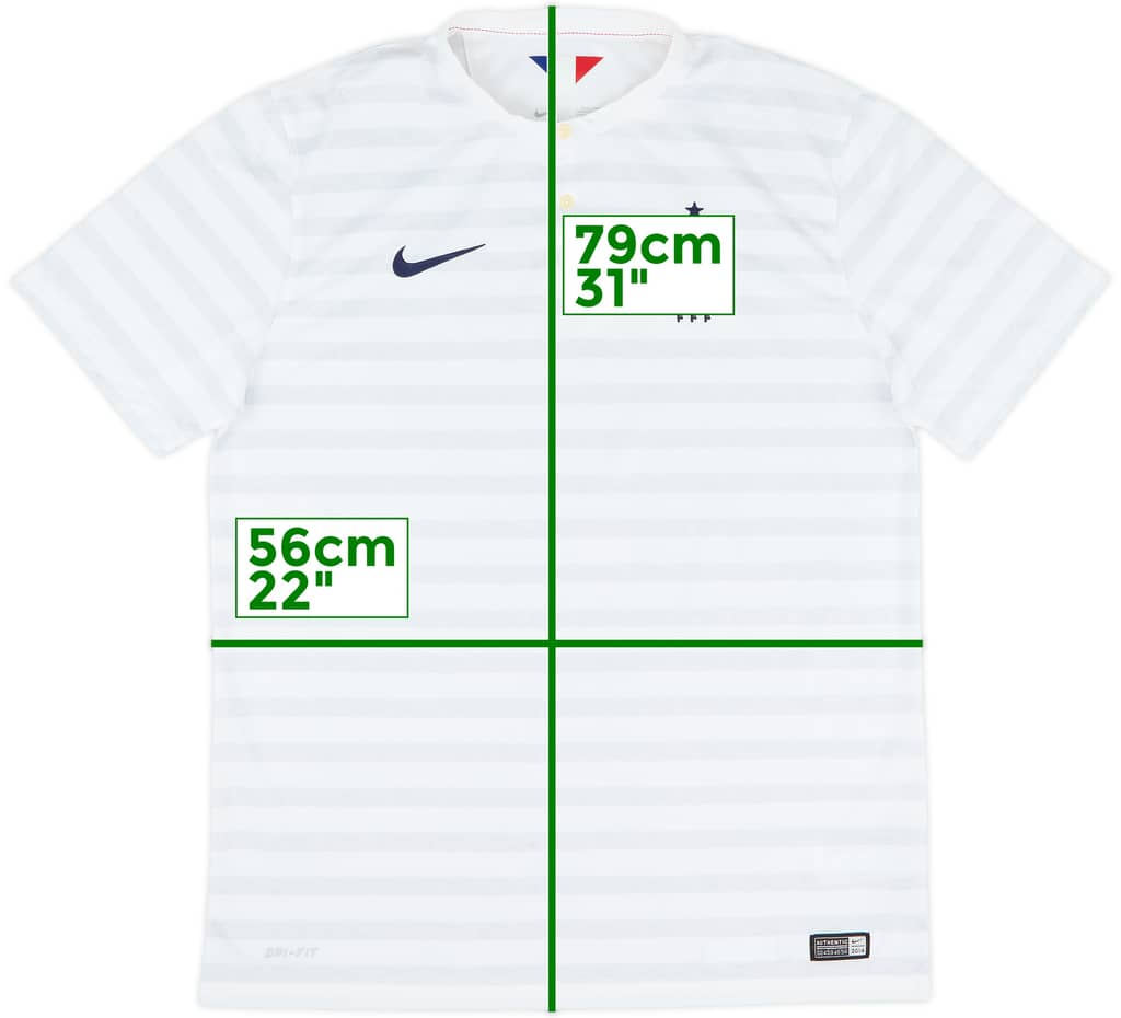 2014-15 France Away Shirt - 9/10 - (L)