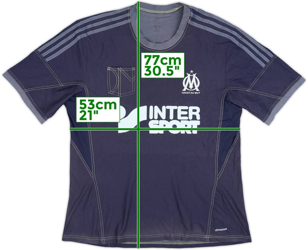 2013-14 Olympique Marseille Away Shirt - 5/10 - (L)